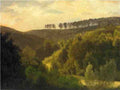 Bierstadt Albert Sunrise Over Forest And Grove A4 Photo Print