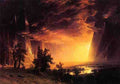 Bierstadt Albert Sunset In The Yosemite Valley A4 Photo Print