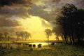 Bierstadt Albert The Buffalo Trail A4 Photo Print