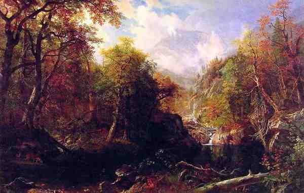 Bierstadt Albert The Emerald Pool A4 Photo Print