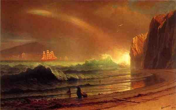 Bierstadt Albert The Golden Gate A4 Photo Print