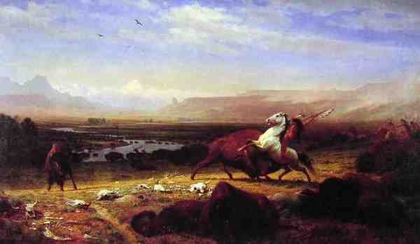 Bierstadt Albert The Last Of The Buffalo A4 Photo Print