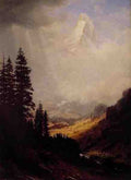 Bierstadt Albert The Matterhorn A4 Photo Print