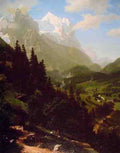 Bierstadt Albert The Wetterhorn A4 Photo Print