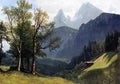 Bierstadt Albert Tyrolean Lansscape A4 Photo Print