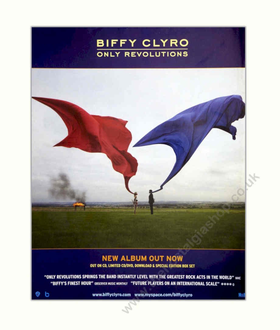 Biffy Clyro Kites Vintage Retro Advert Poster A4 Photo Print