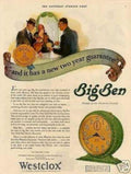 Big Ben Clock 1 Vintage Retro Advert Ads A4 Photo Print