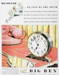 Big Ben Clock 2 Vintage Retro Advert Ads A4 Photo Print