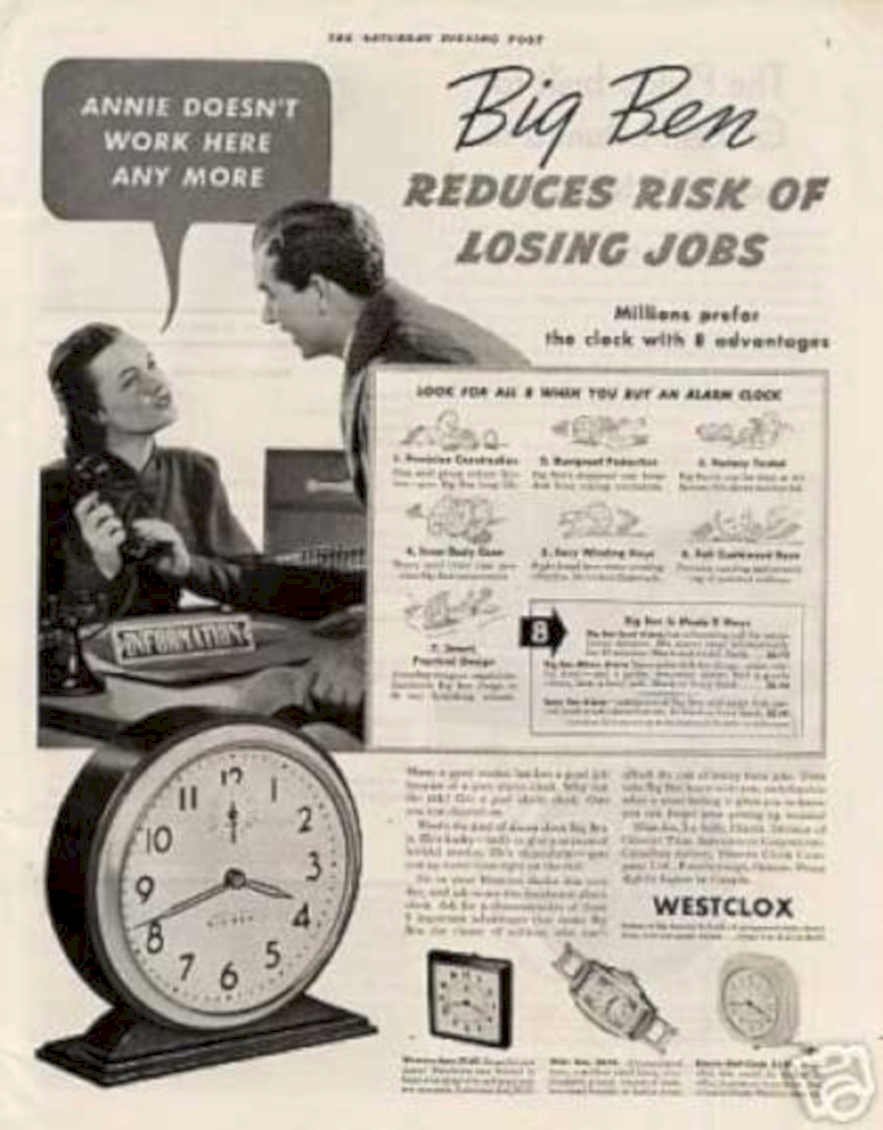 Big Ben Clock 4 Vintage Retro Advert Ads A4 Photo Print