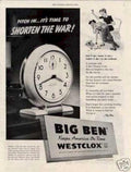Big Ben Clock 5 Vintage Retro Advert Ads A4 Photo Print