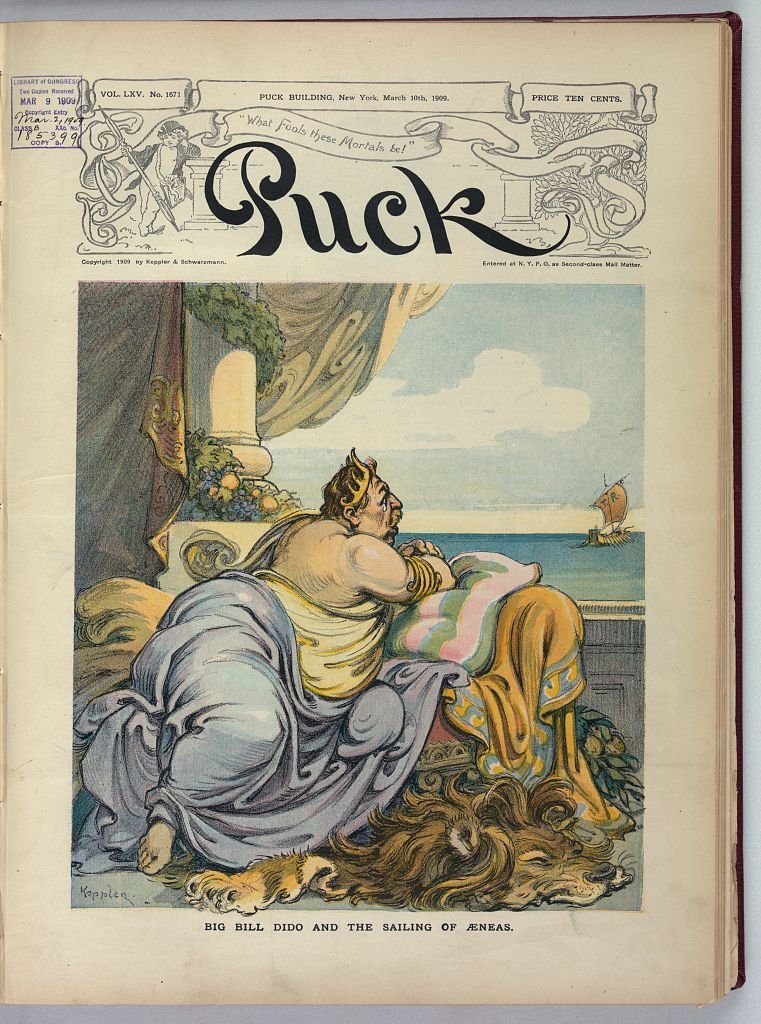 Big Bill Dido and the sailing of Aeneas PUCK A4 Photo Print
