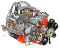 Big Block V8 Engine cutaway A4 Photo Print