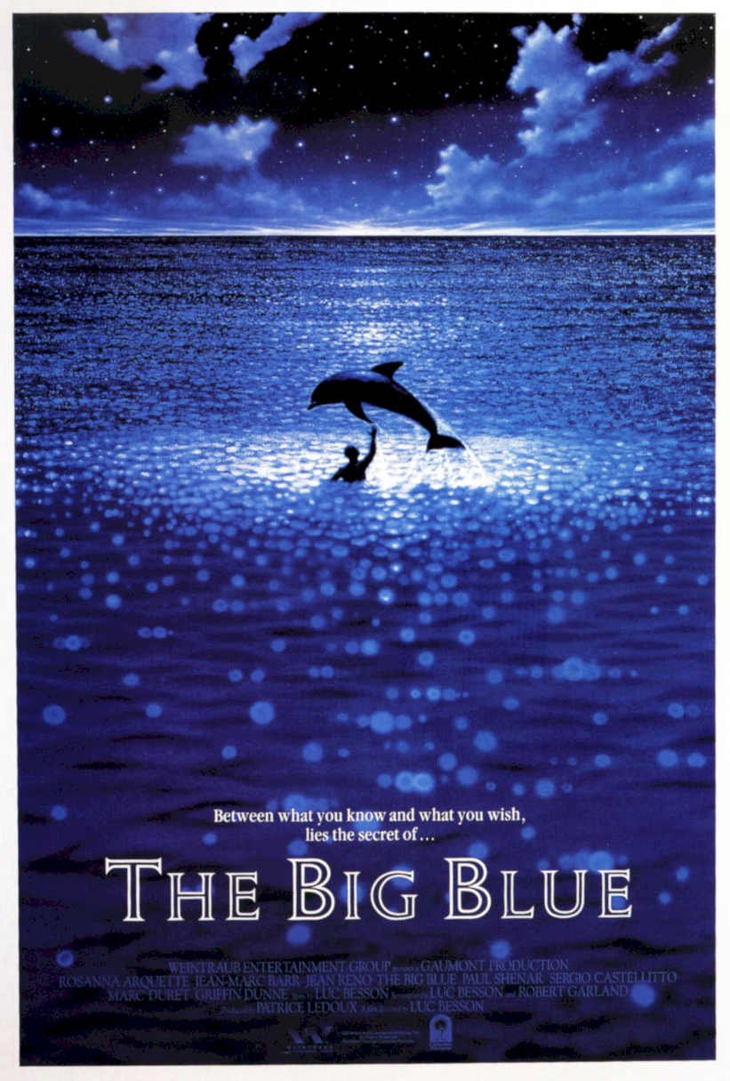 Big Blue Ocean Vintage Retro Advert Poster A4 Photo Print