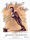 Big Boot Dance Little Titch Vintage Retro Advert Poster A4 Photo Print