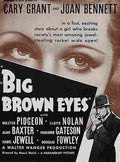 Big Brown Eyes 01  film star poster A4 Photo Print