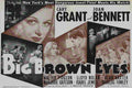 Big Brown Eyes 02  film star poster A4 Photo Print