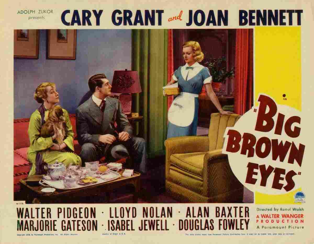 Big Brown Eyes 03  film star poster A4 Photo Print