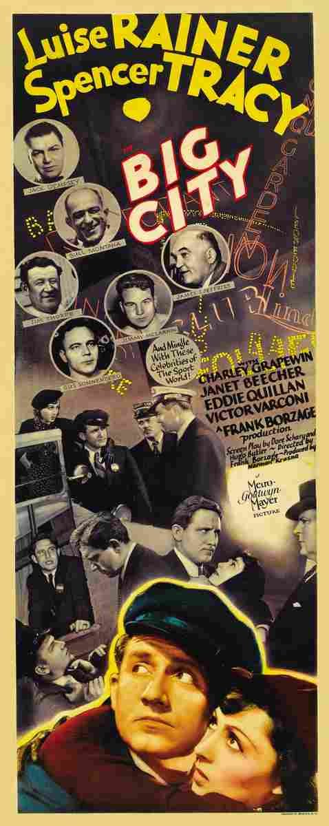 Big City 1937 04  film star poster A4 Photo Print