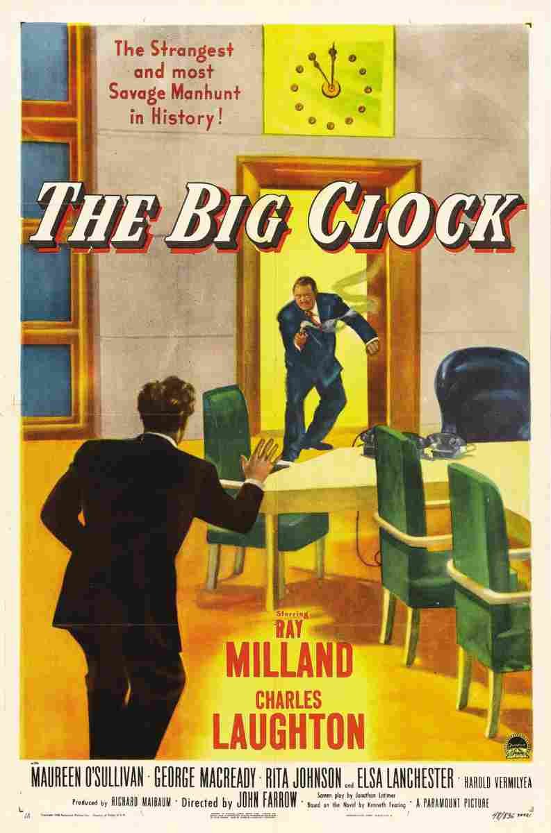 Big Clock The 02  film star poster A4 Photo Print