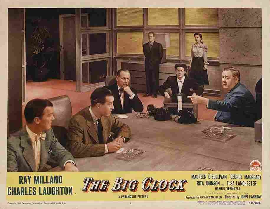 Big Clock The 07  film star poster A4 Photo Print