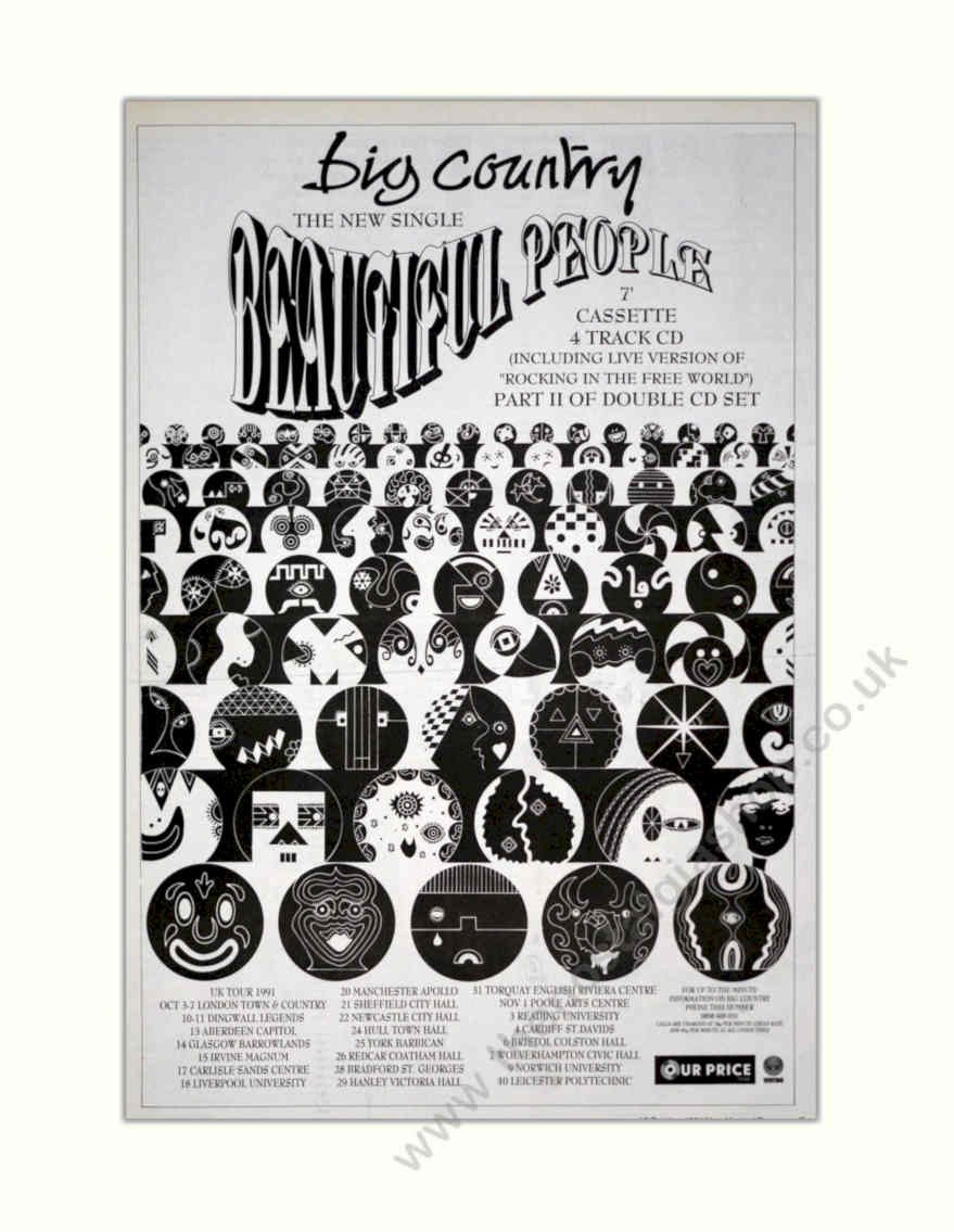 Big Country Beautiful Vintage Retro Advert Poster A4 Photo Print