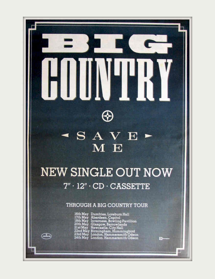 Big Country Save Vintage Retro Advert Poster A4 Photo Print