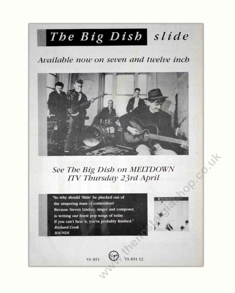 Big Dish Meltdown Vintage Retro Advert Poster A4 Photo Print
