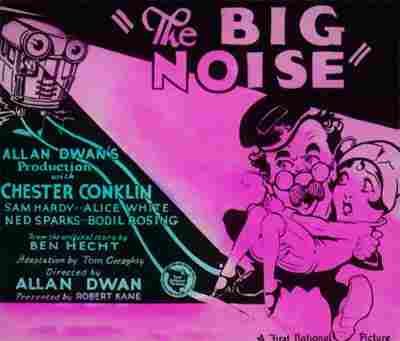 Big Noise The 1928 01  film star poster A4 Photo Print