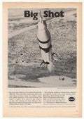 Big Shot Rocket Vintage Retro Advert Ads A4 Photo Print