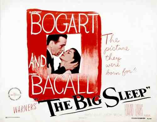  Big Sleep The 02 film star poster A4 Photo Print
