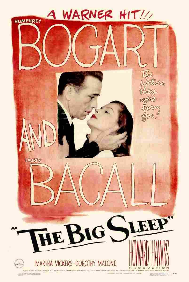 Big Sleep The 1946 06  film star poster A4 Photo Print