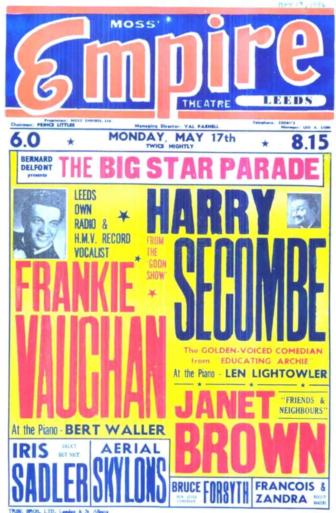 Big Star Parade Vintage Retro Advert Poster A4 Photo Print