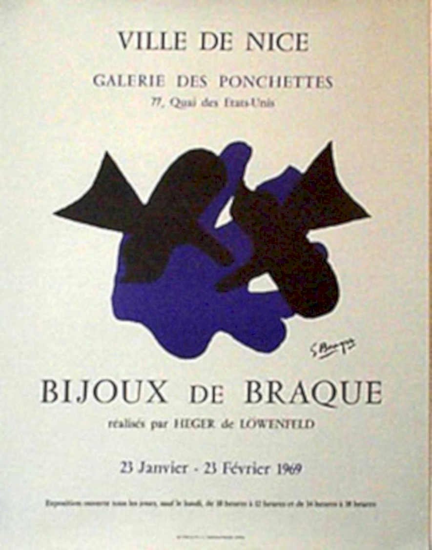 Bijoux De Braque Vintage Retro Advert Poster A4 Photo Print