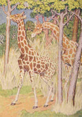 Billinghurst Percy Beasts Shown to the Children nd Giraffes A4 Photo Print
