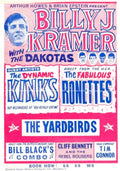 Billy J Kramer Vintage Retro Advert Poster A4 Photo Print