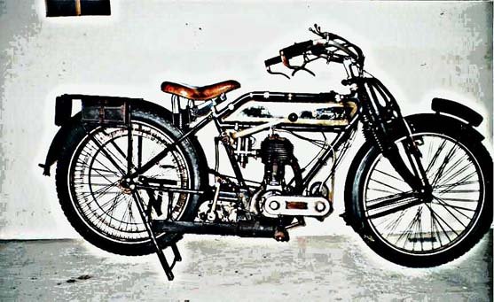 Bilyard And King motorbike A4 Photo Print