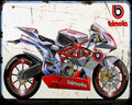 Bimota B14 Motorbike Vintage Aged A4 Photo Print