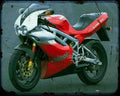 Bimota Bb1 2 1 Motorbike Vintage Aged A4 Photo Print