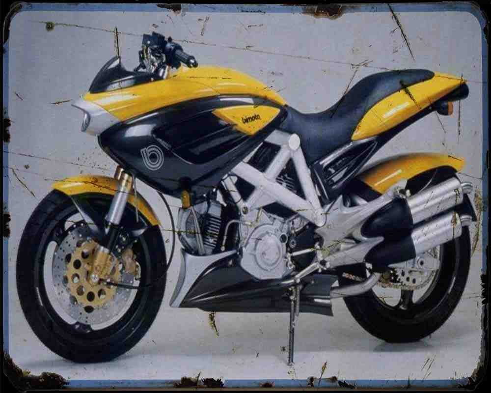 Bimota Db3 Mantra 3 Motorbike Vintage Aged A4 Photo Print