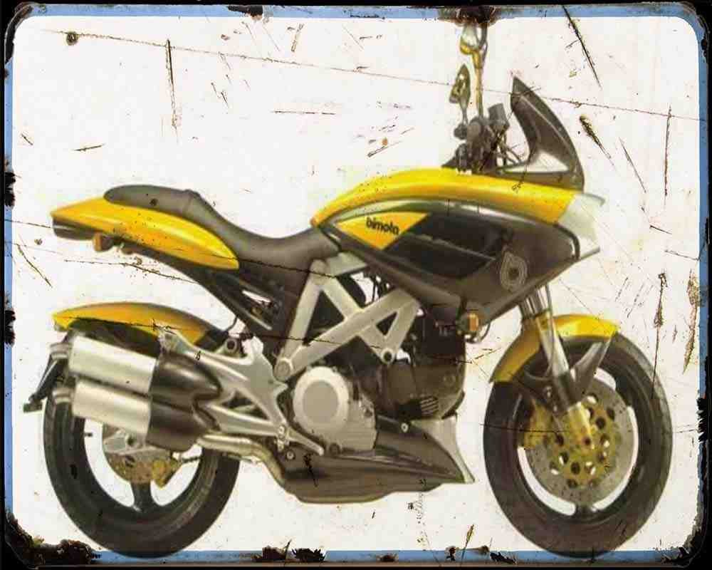 Bimota Db3 Mantra A4 Photo Print Motorbike Vintage Aged