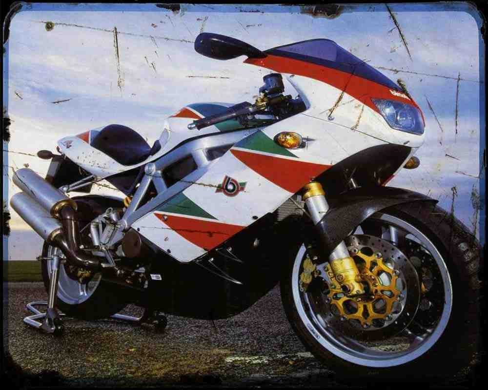 Bimota Db4 2 A4 Photo Print Motorbike Vintage Aged