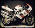 Bimota Db4 3 A4 Photo Print Motorbike Vintage Aged