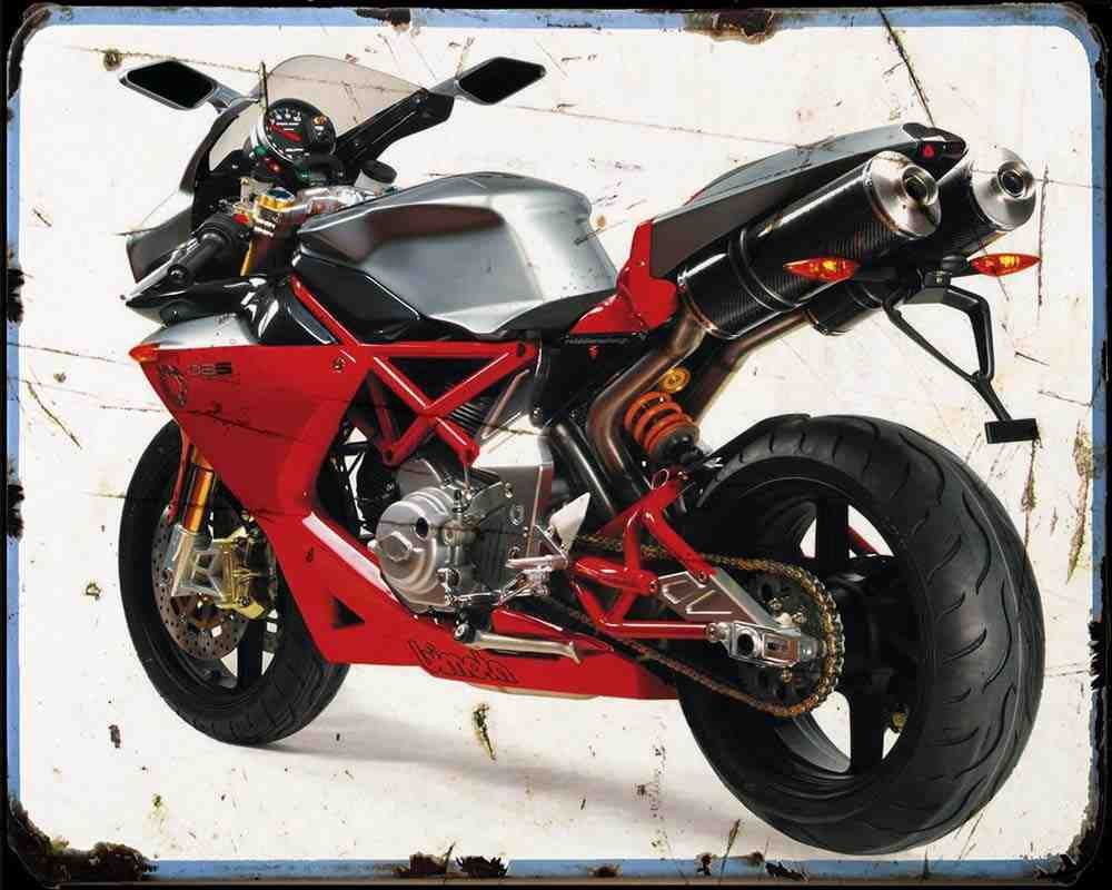 Bimota Db5 1 A4 Photo Print Motorbike Vintage Aged