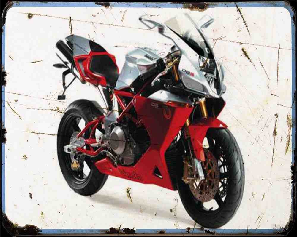 Bimota Db5 11 A4 Photo Print Motorbike Vintage Aged
