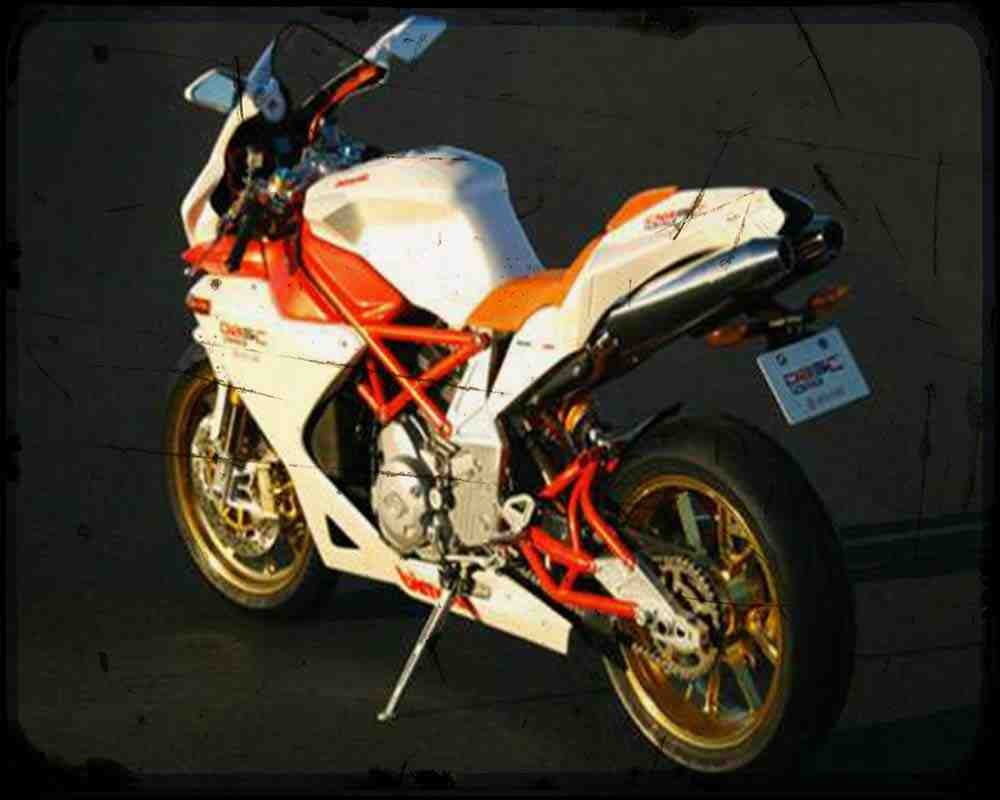 Bimota Db5C 2 A4 Photo Print Motorbike Vintage Aged