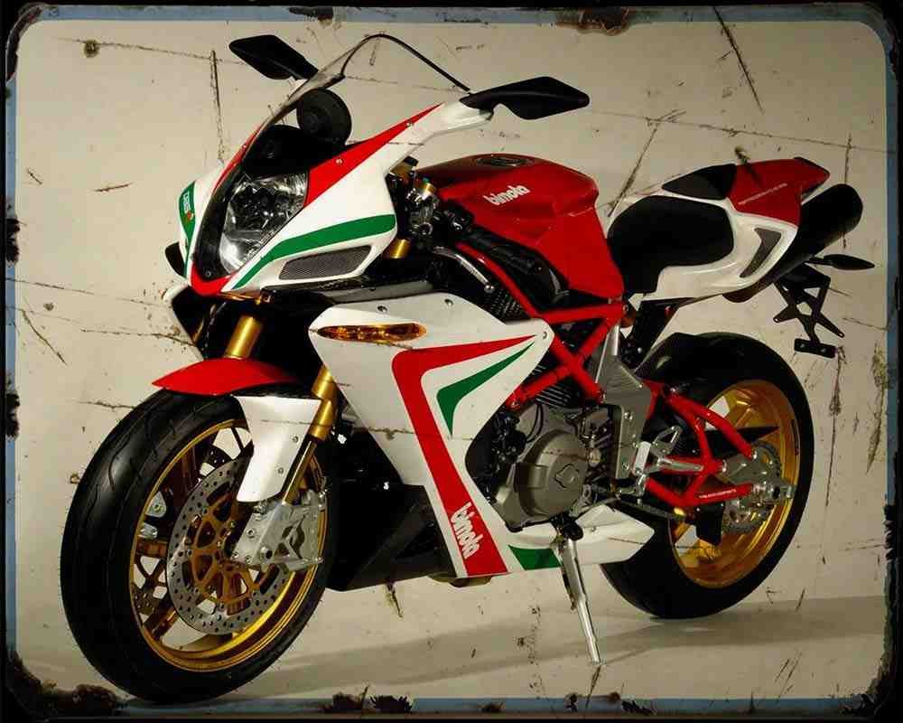 Bimota Db5R 11 1 Motorbike Vintage Aged A4 Photo Print