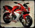 Bimota Db5S 10 1 A4 Photo Print Motorbike Vintage Aged