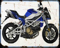Bimota Db6 09 2 Motorbike Vintage Aged A4 Photo Print