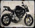Bimota Db6 09 A4 Photo Print Motorbike Vintage Aged