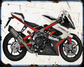 Bimota Db8 Italia 13 A4 Photo Print Motorbike Vintage Aged